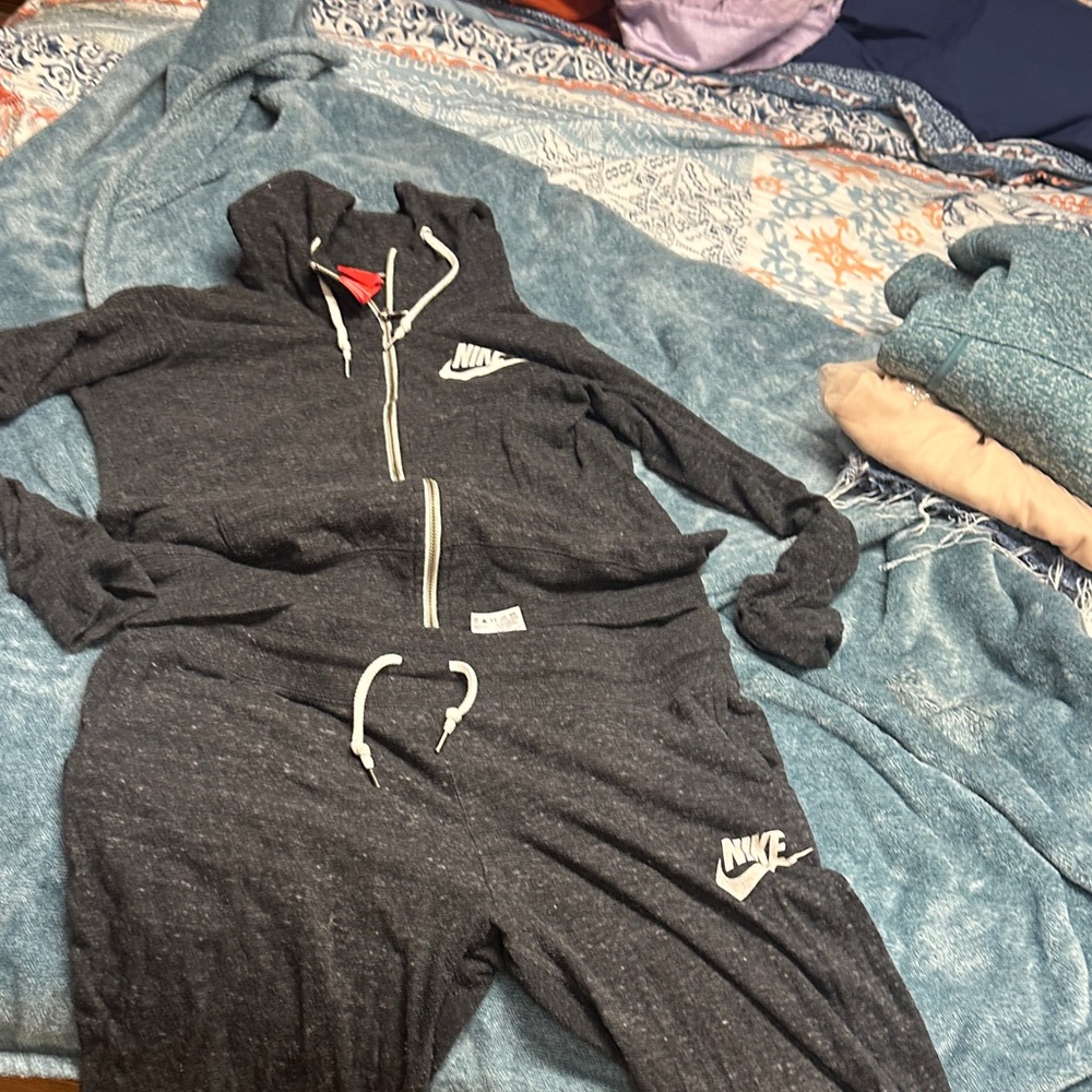 Nike Charcoal Hoodie and Joggers Set